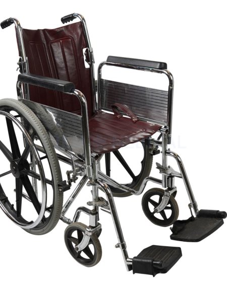 Burgundy Wheelchair
