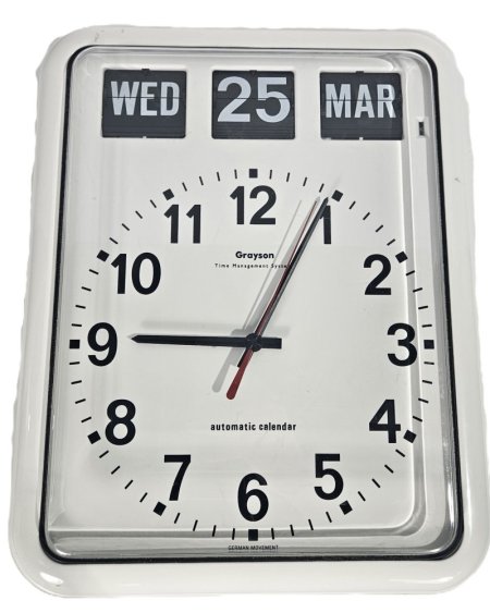 Large Clock With Changeable Date