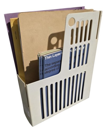 Cream File Holder