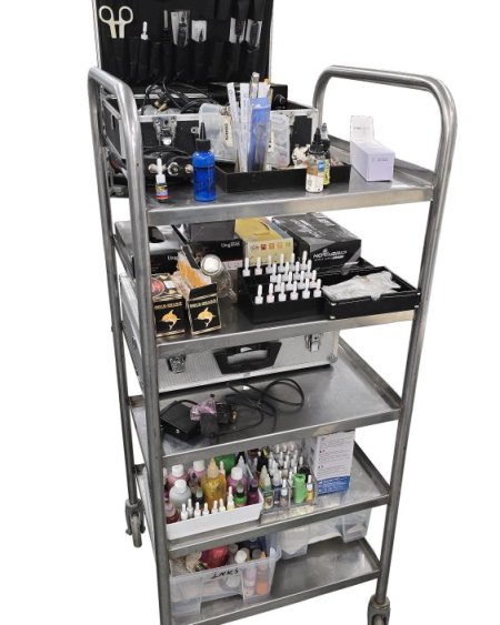 Five Tier Trolley (tattoo props price separate)