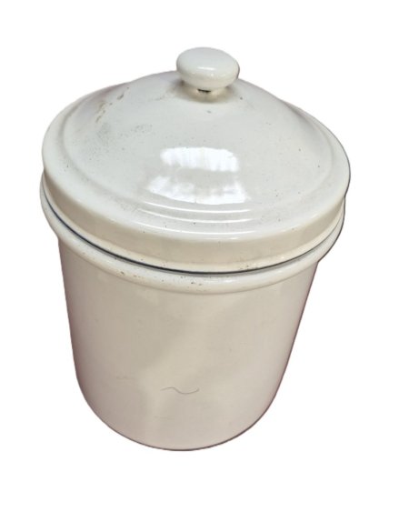Enamel Bucket With LId