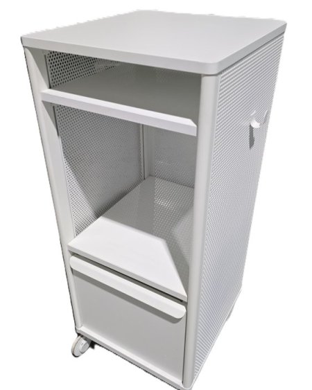 White Storage Trolley 