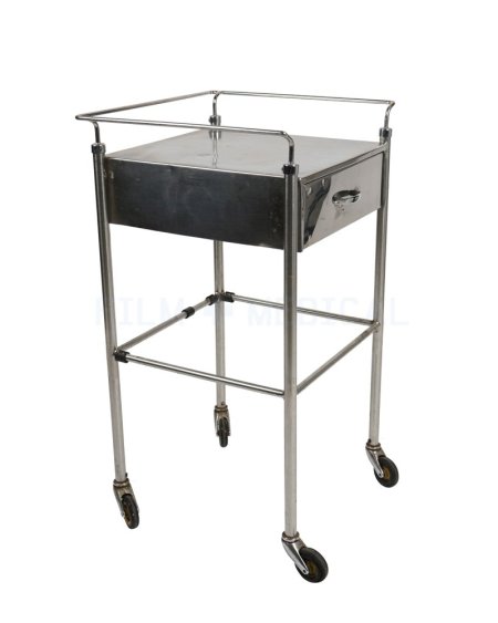Square Trolley With Rail  & Drawer