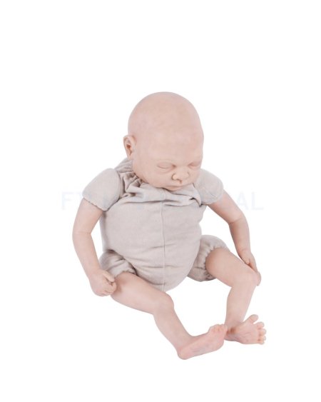 Hand Painted Baby Bald Scalp (New Born)