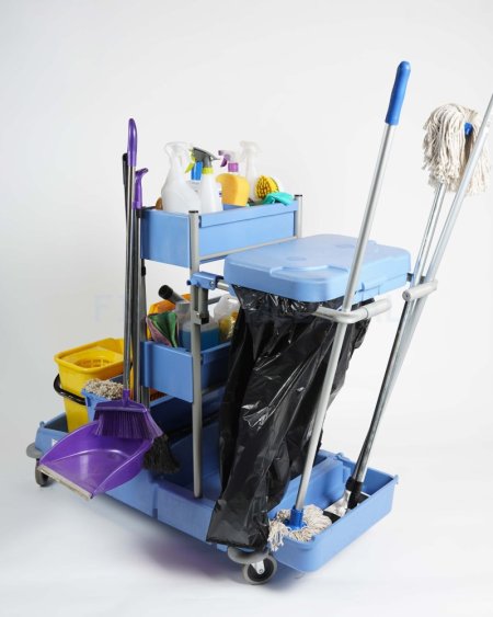 Janitor's Trolley Dressed  