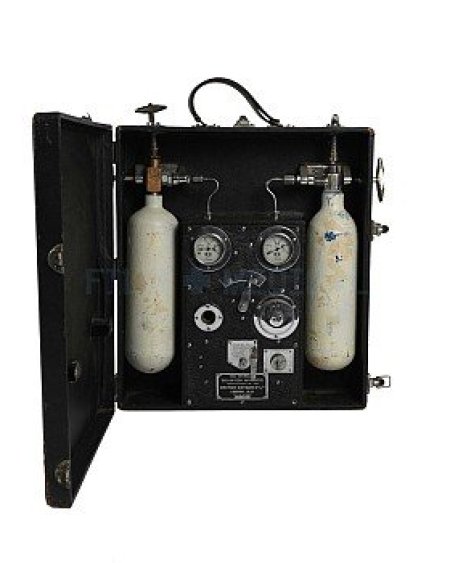 Portable Oxygen Tanks In Leather Case