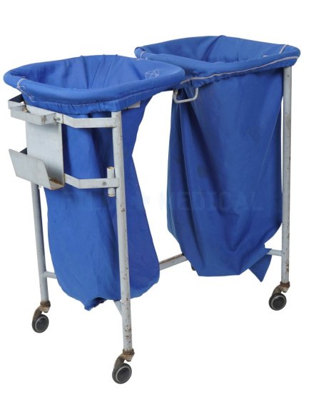 Blue Linen Trolley