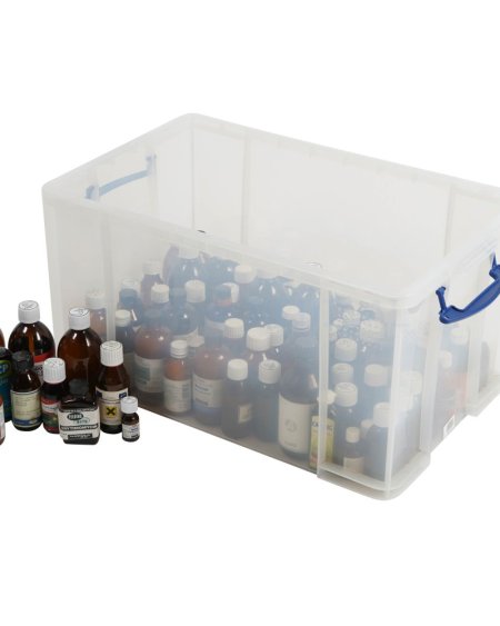 Crate Brown Glass Medicine Bottles 