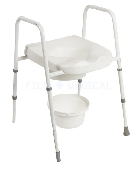 Commode Plastic And Alluminium Frame