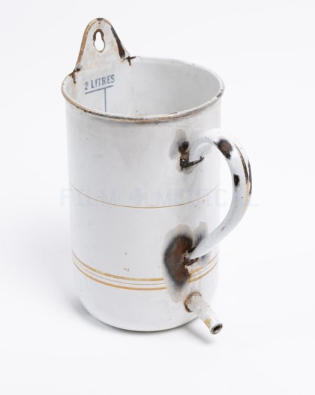 Enamel Enema Reservoir 