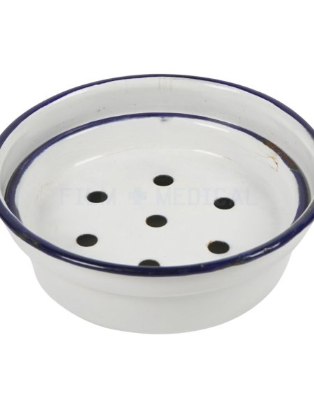 2 Piece Enamel Bowl With Drainage 