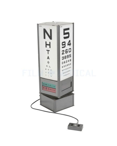 Eye Chart Apparatus Desk Top