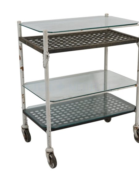 Period Rectangular 4 Tier trolley 