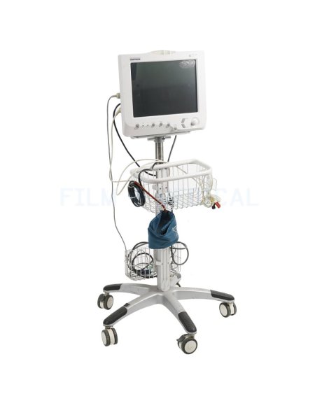 Heart Monitor With Stand finger probe, blood pressure cuff, Simulator