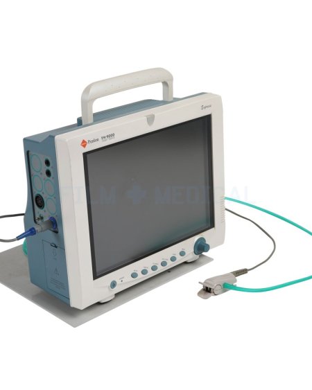 Heart Monitor With Finger Probe + 2x ECG Leads + Electrodes