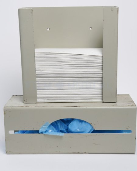 Combo Apron & Towel or Glove Dispenser