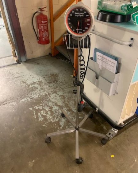 BP on stand