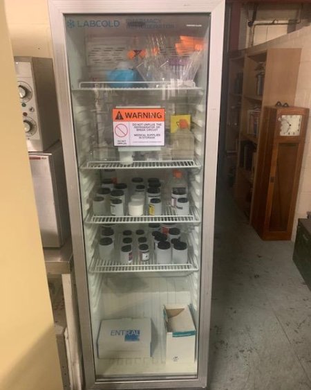 Single fronted fridge