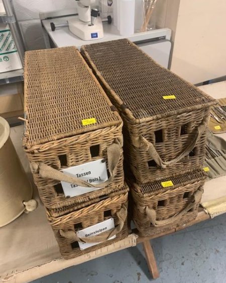 Wicker ammo basket