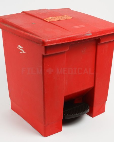 Red Medical Bin 