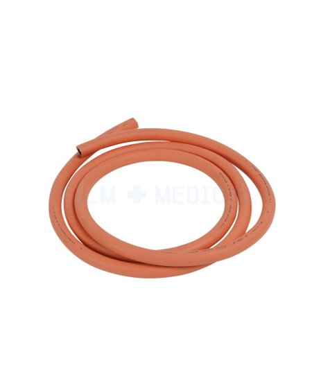 Orange Rubber Tubing Clean