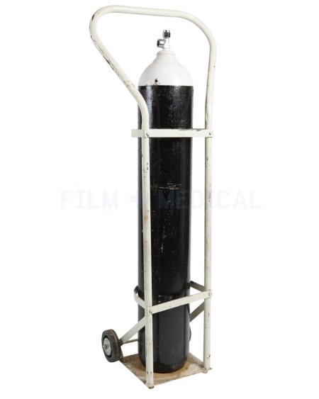 Large Oxygen Tank With Trolley