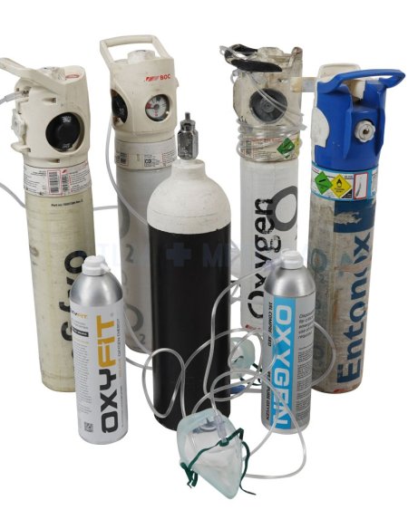 Group Of Oxygen Tanks (Priced Individually)  
