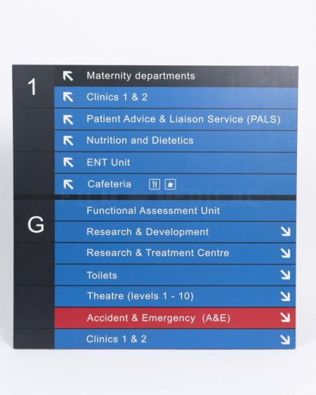 Hospital Sign Maternity Departments