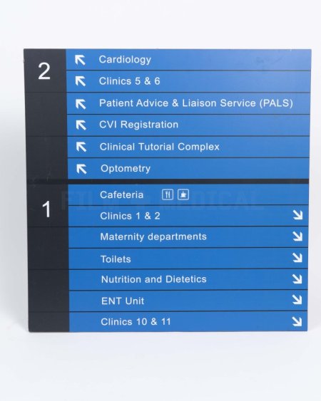 Hospital Sign Cardiology 