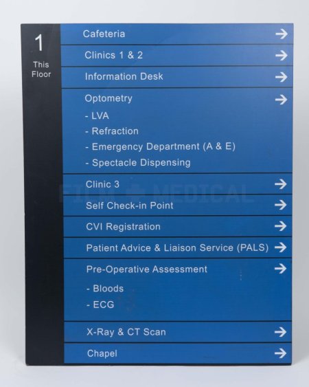 Hospital Sign Cafeteria Large