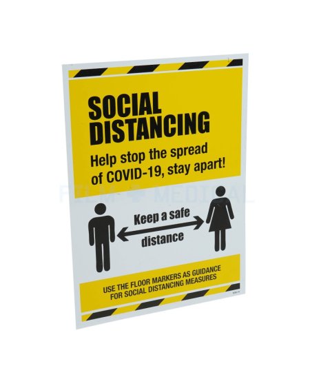 Social Distancing Sign 30x40