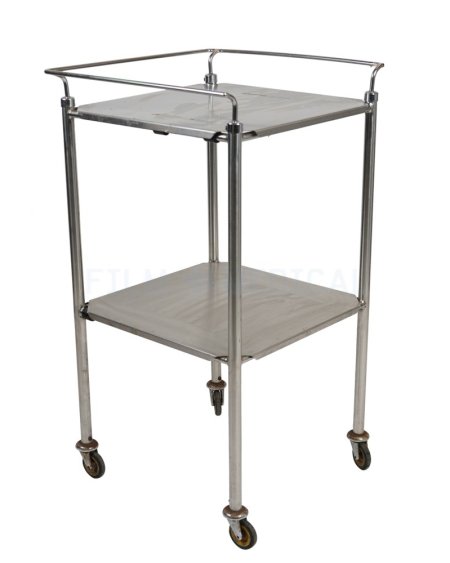 Square Metal Trolley With Rail