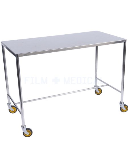 Large Steel Trolley Table 