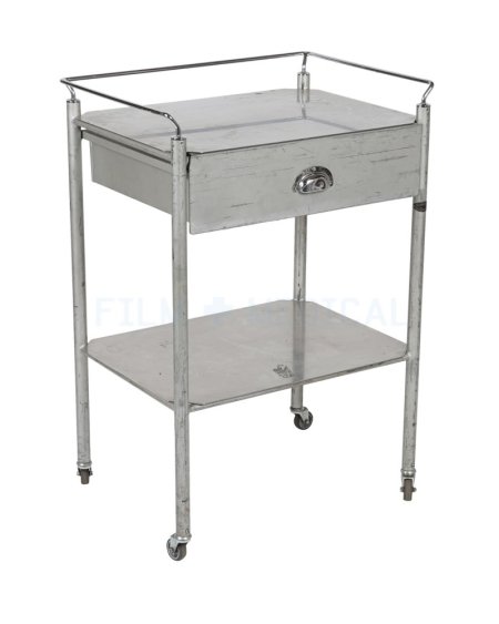 Trolley Grey with Drawer