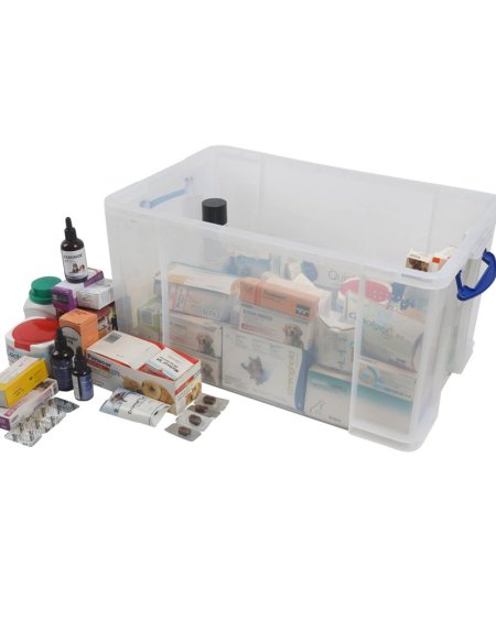 Vet Pharmaceuticals Clear Crate 