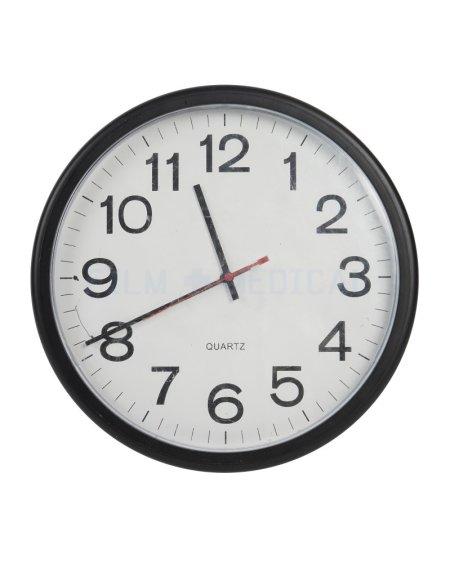 Black Round Clock
