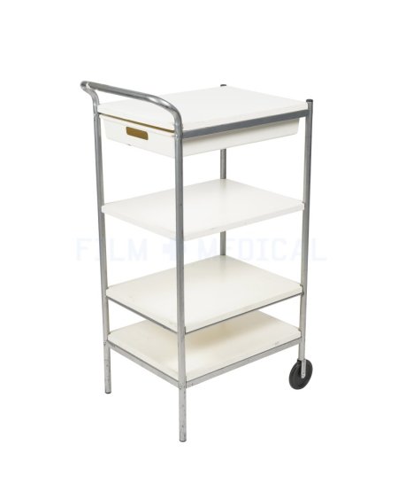 White 3 Tier Trolley