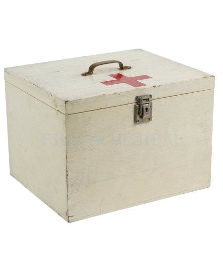 Wooden First Aid Box