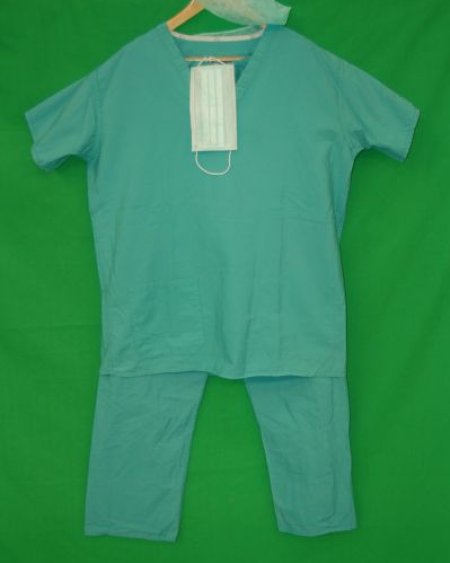 Green Surgical Scrubs Set