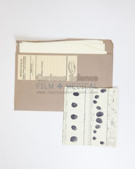 Forensic notes and fingerprints