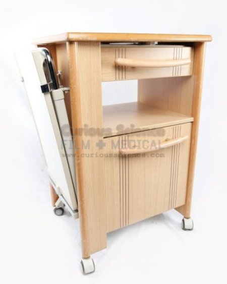 Hospital bed side cabinet