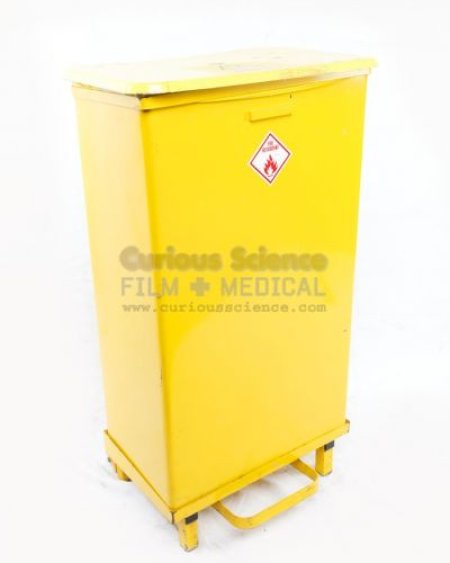 Large hospital waste bin
