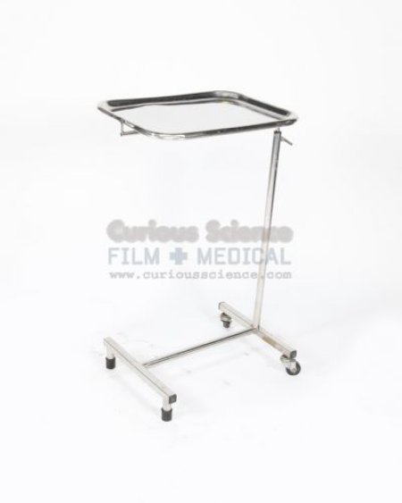 Mayo Table Mortuary  instrument unit on wheels