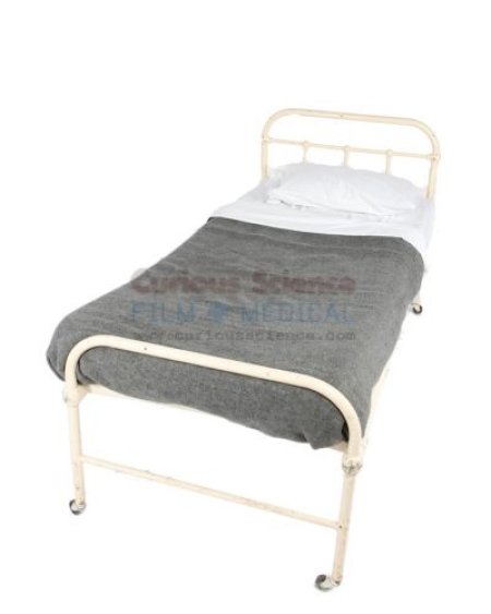Cream Period Hospital Bed With Mattress