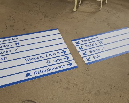 large signs
