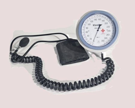 Wall Mounted Round Dial Blood Pressure With Cuff