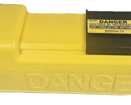 Extra Large Sharps Bin Yellow