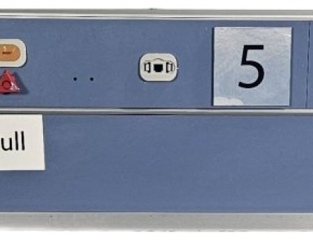 Blue Over Bed Panel