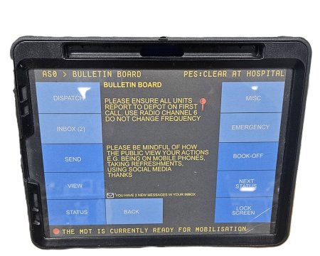 Prop Information Tablet