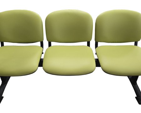 Waiting Room Chairs /  3 Seater Bench Green.
